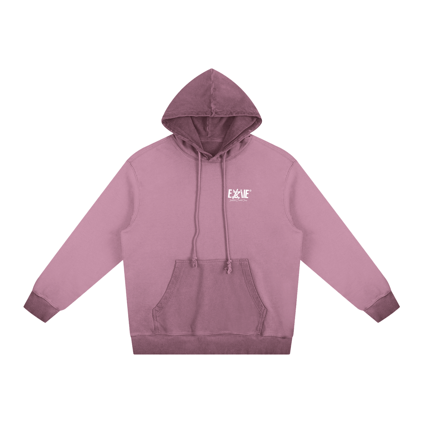 Ombre Stone Washed Colorpointed Hoodie