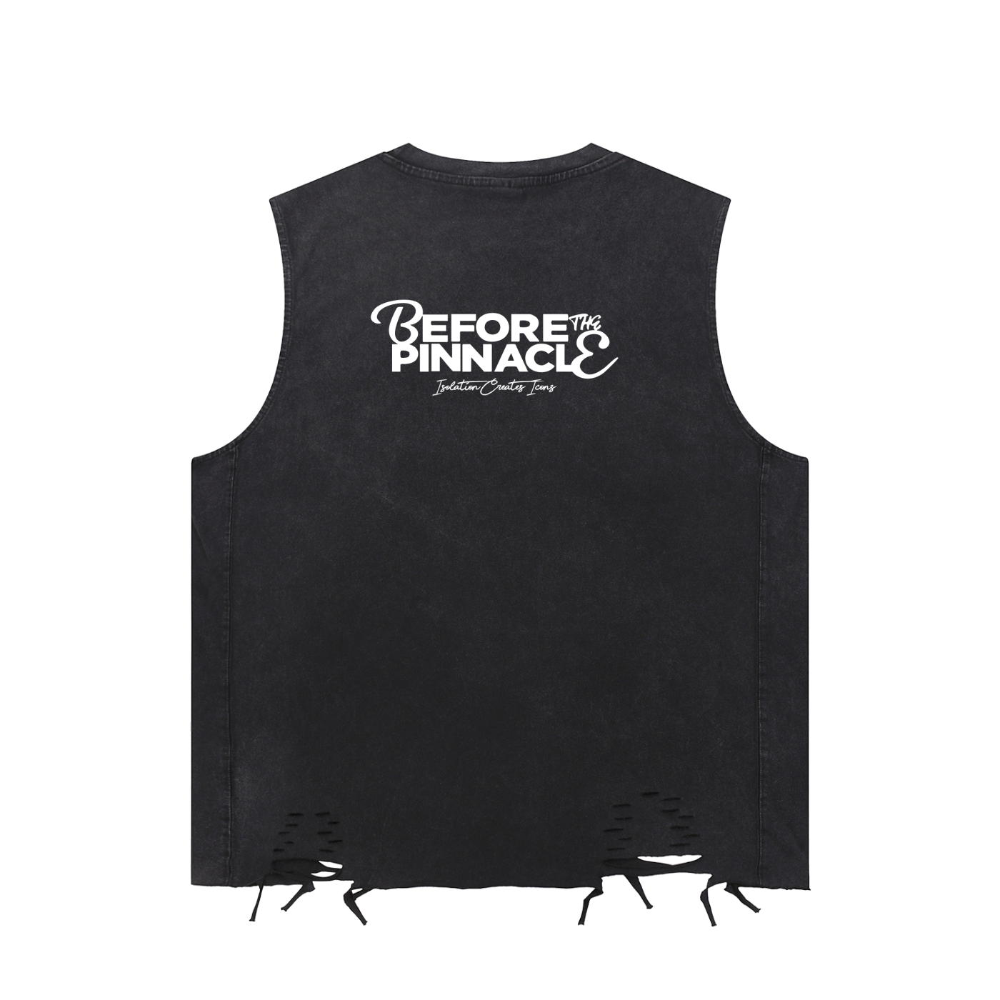 Snow Washed Raw-Hem Tank Top