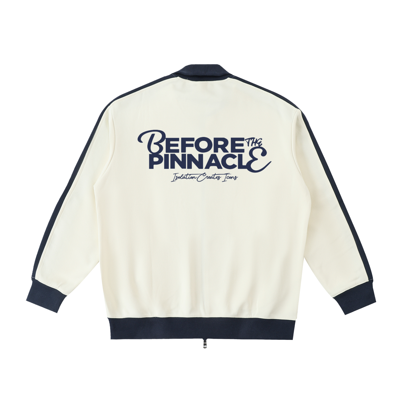 Contrast Trim Stand Collar Jacket