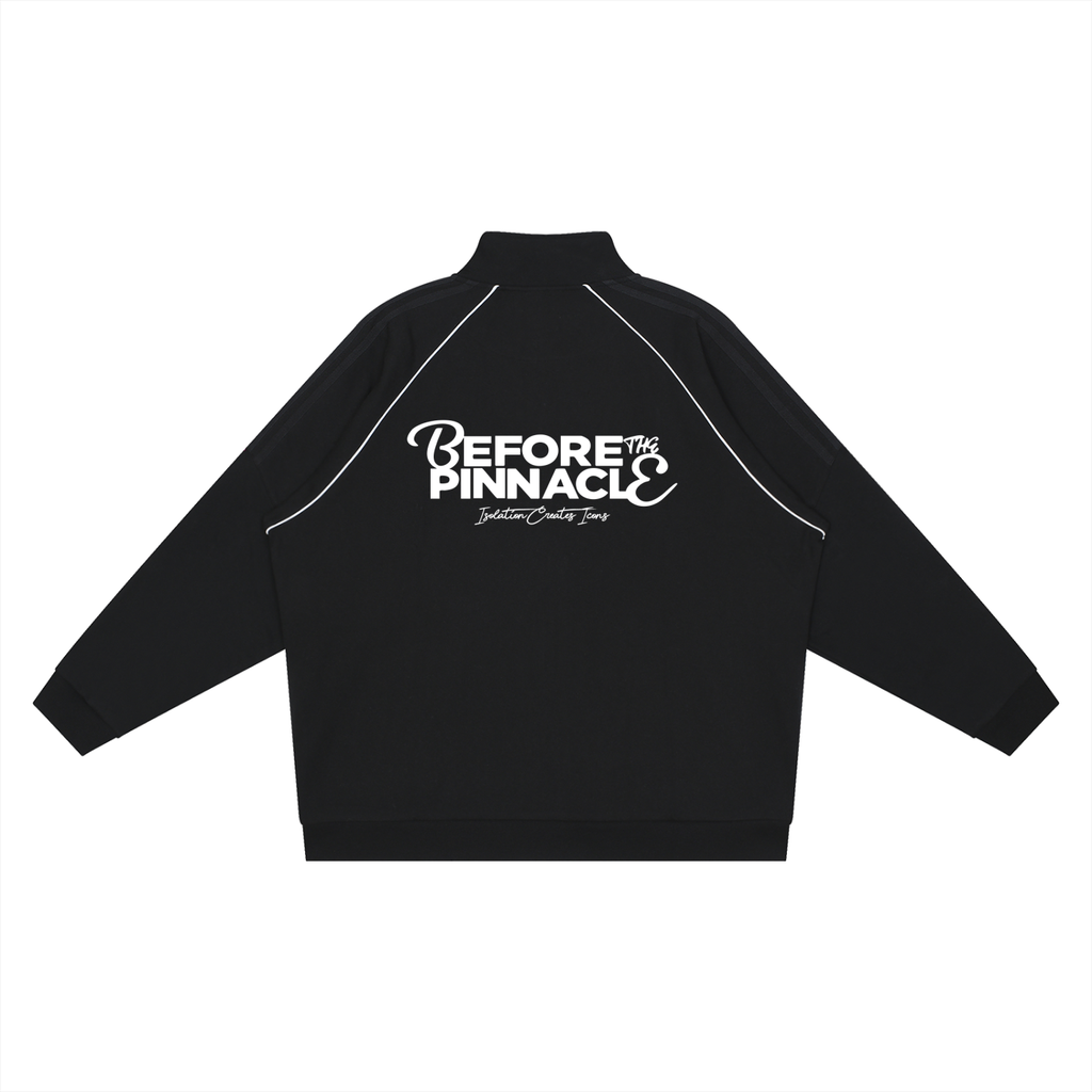 Reflection Striped Raglan Sleeve  Jacket