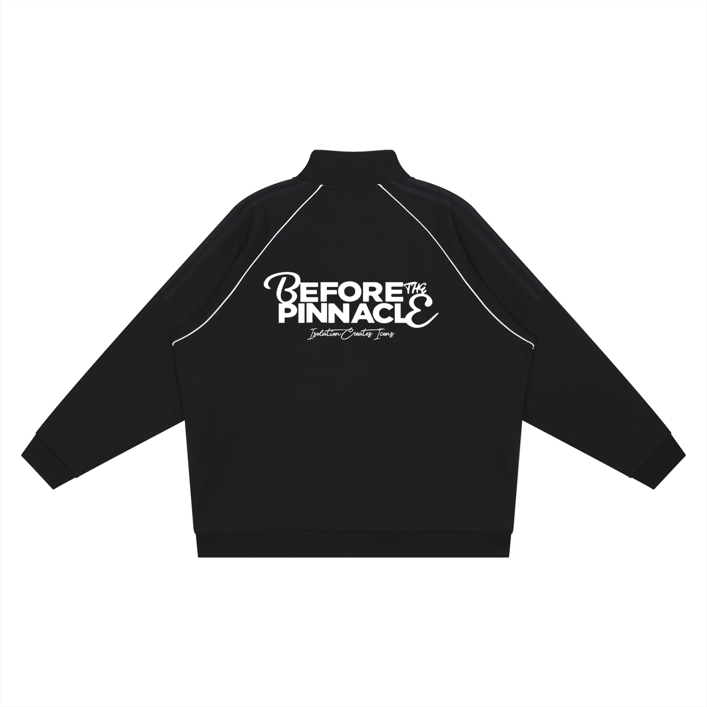 Reflection Striped Raglan Sleeve  Jacket
