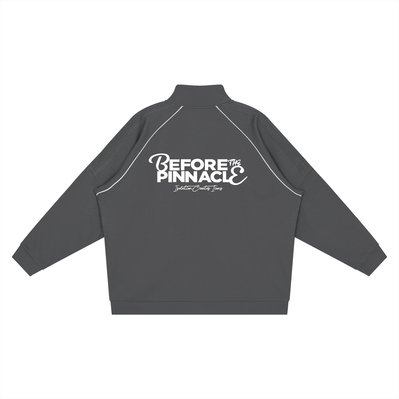 Reflection Striped Raglan Sleeve  Jacket